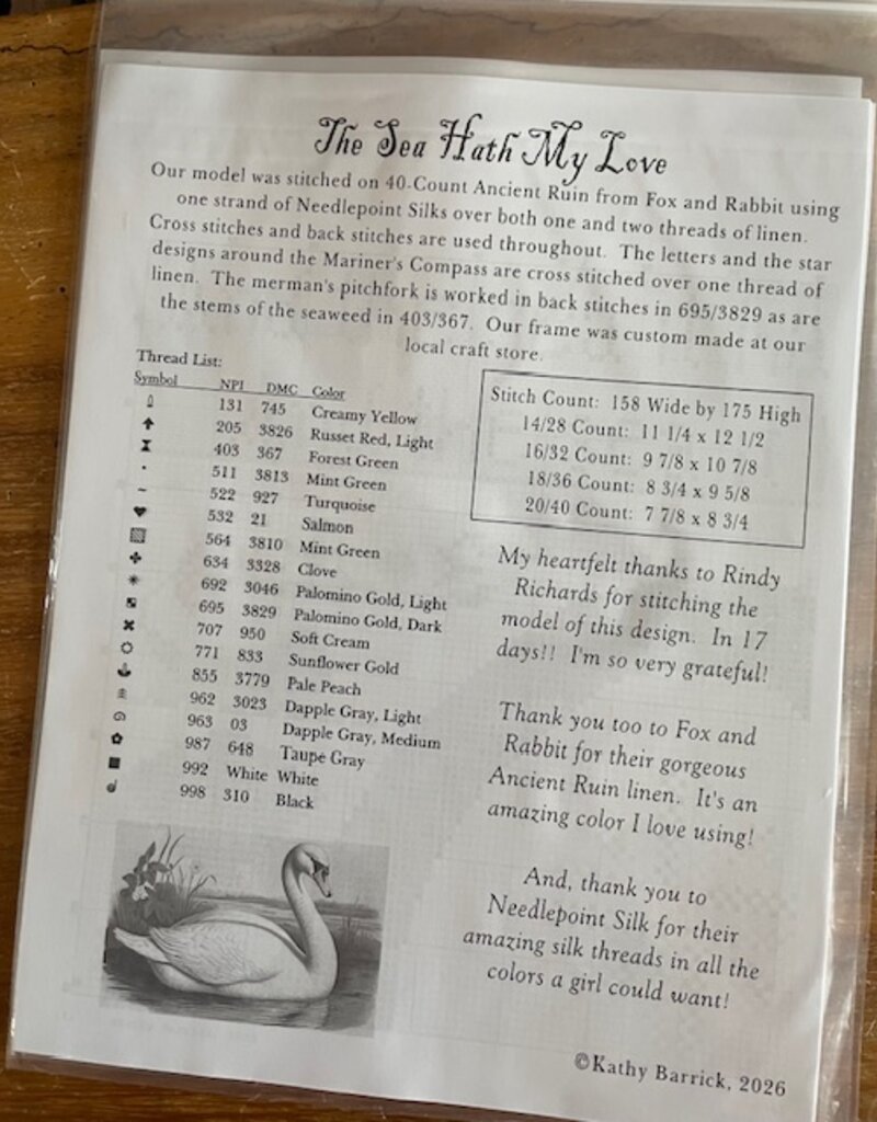 Kathy Barrick - The Sea Hath My Love