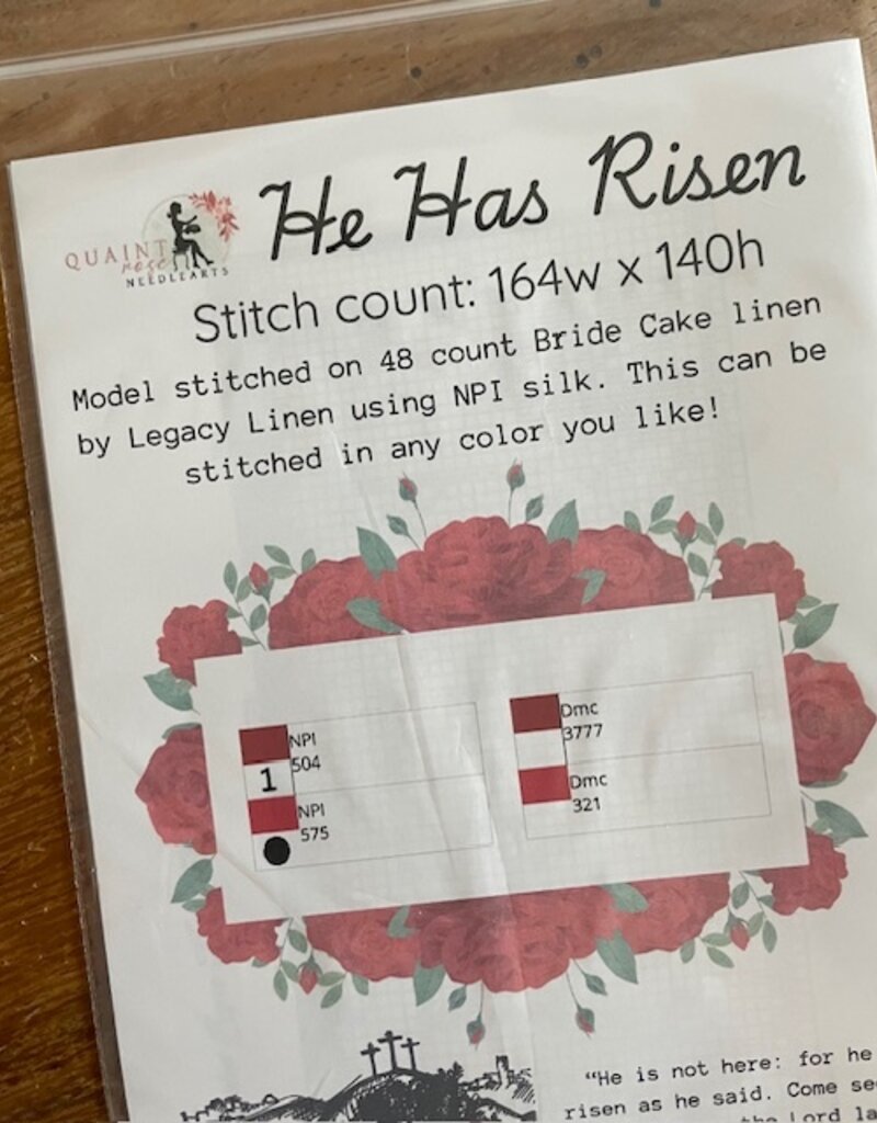 Quaint Rose - He Has Risen