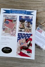 Jeannette Douglas  - Patriotic Sampler 2 with Embellishment Pack
