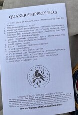 Country  Stitches - CS371 Quaker Snippets No. 3