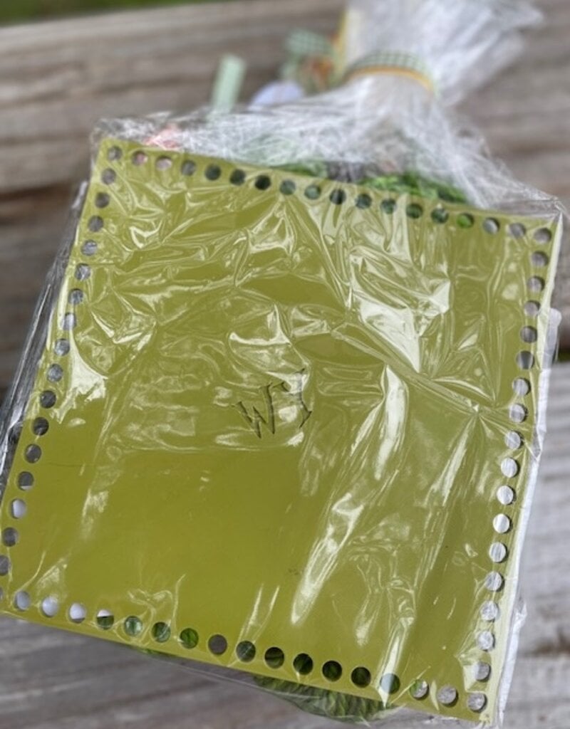 Wonderland Tisket-Tasket Basket Kit in Walrus, Lime