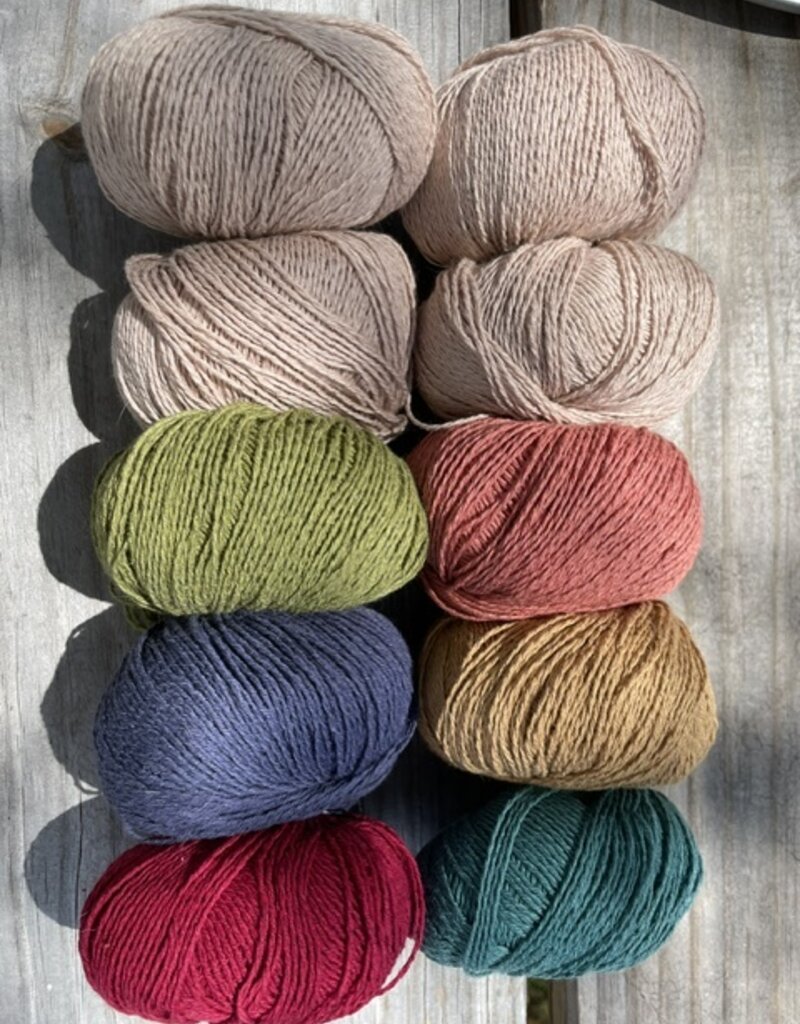 Hempathy Sunday Shawl (Crochet Kit) - Classic Colors