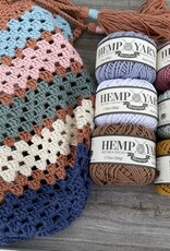 Hemp Yarn Granny Square Bag #2