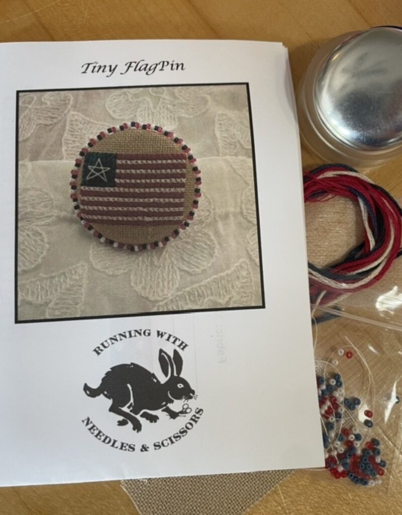 Running With  - "Sew Cute" Pin Kit - American Flag
