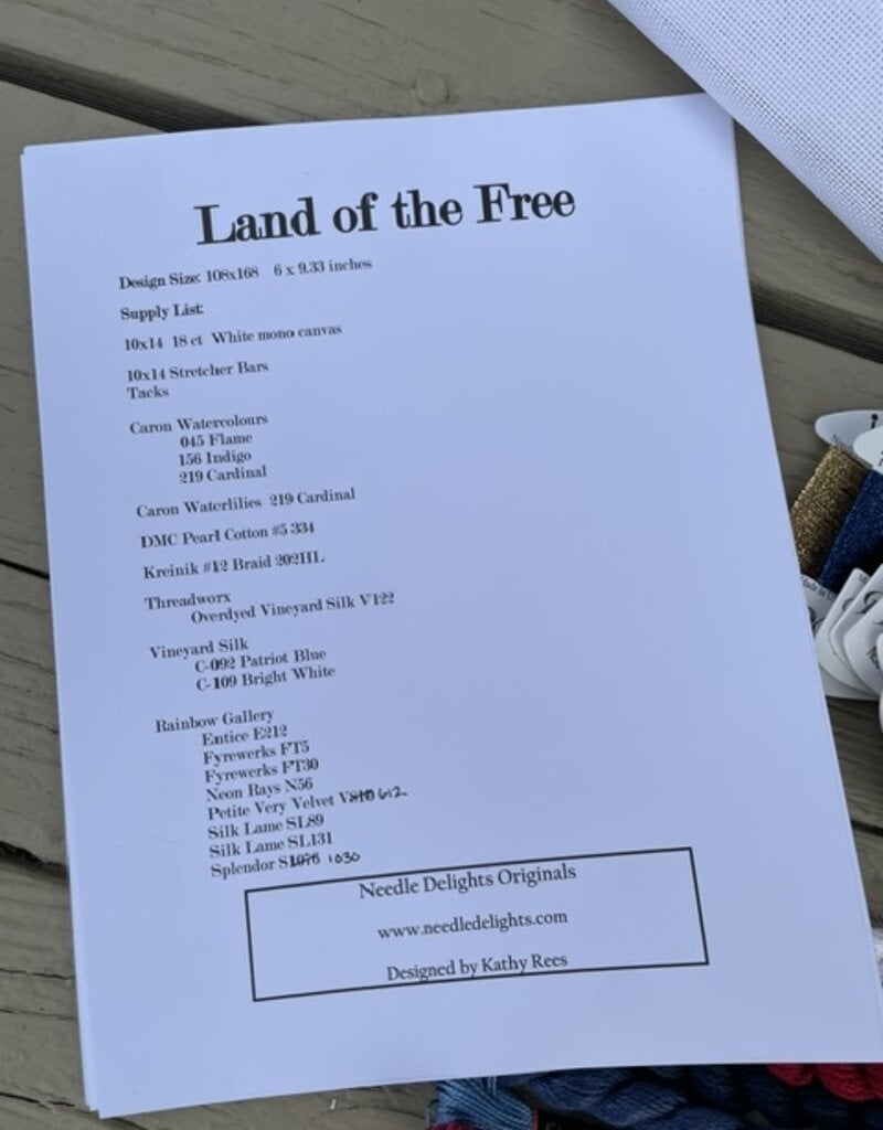 Needle Delights - Land of the Free Kit
