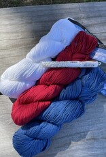 We Love America Shawlette or Scarf Kit