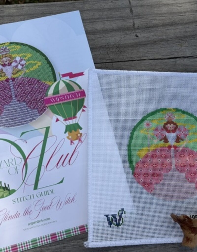 Wipstitch - Wizard of Oz Set:  Glinda the Good Witch (18M) 4-3/8"" Round