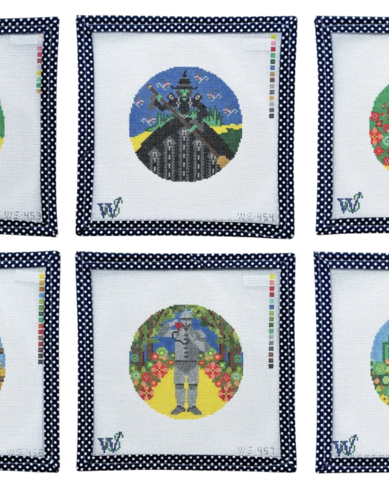 Wipstitch - Wizard of Oz Set:  The Wicked Witch (18M) 4-3/8"" Round