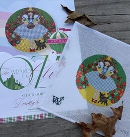 Wipstitch - Wizard of Oz Set:  Dorothy & Toto  (18M) 4-3/8"" Round