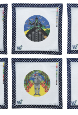 Wipstitch - Wizard of Oz Set:  The Scarecrow  (18M) 4-3/8"" Round