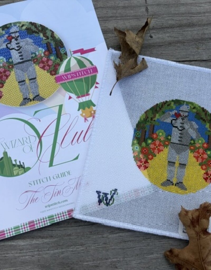 Wipstitch - Wizard of Oz Set:  The Tin Man  (18M) 4-3/8"" Round