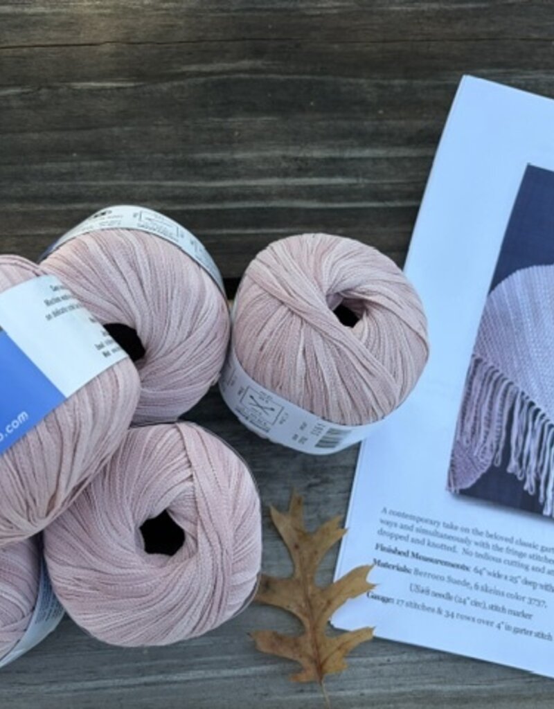 Urban Ranch Shawl Kit - Suede Chickadee Pink