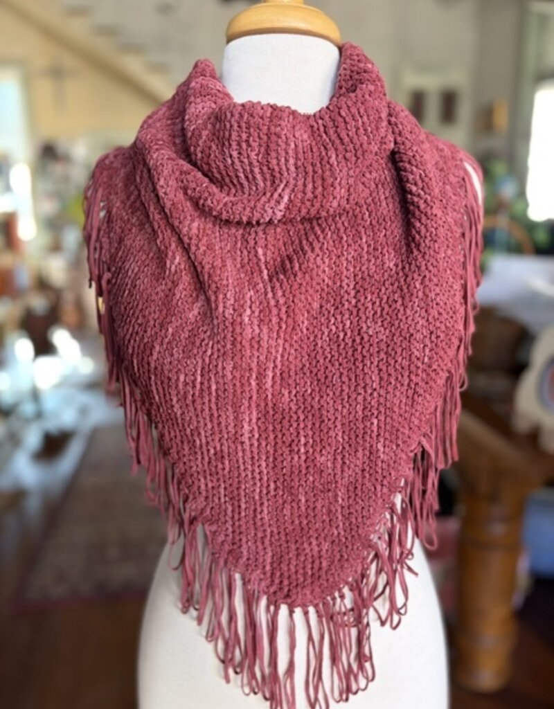 Urban Ranch Shawl Kit - Suede Chickadee Pink