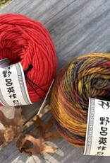 Noro Chevron Scarf #4, Scarlet