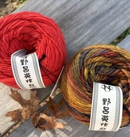 Noro Chevron Scarf #4, Scarlet