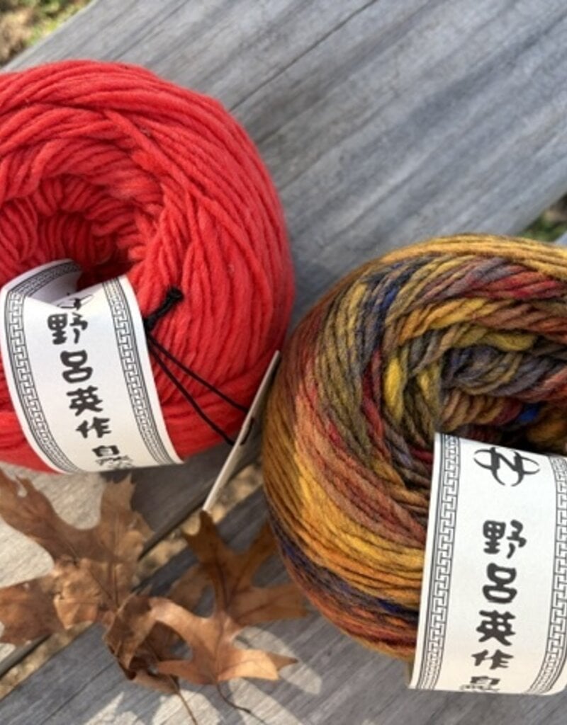 Noro Chevron Scarf #4, Scarlet