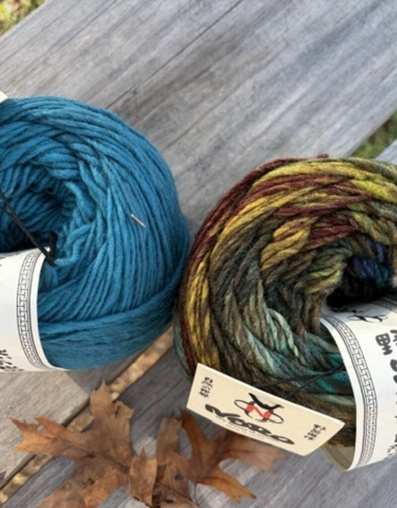 Noro Chevron Scarf #5 Teal #2