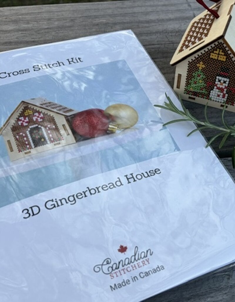 Canadian Stuitchery - 3D Gingerbread House Kit