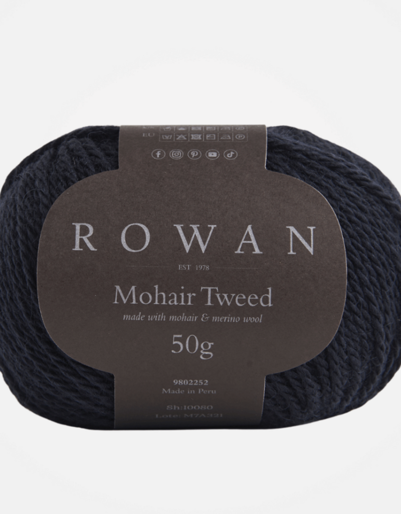 Rowan Mohair Tweed 10080 Midnight
