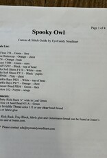 N110A Spooky Owl with Stitch Guide (18M)