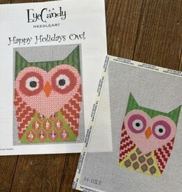 N110B Happy Holidays Owl with Stitch Guide (18M)