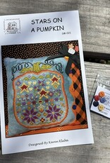 SM-021BB Stars on a Pumpkin  with buttons (Rosewood)