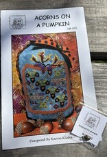 SM-025BC Acorns on a Pumpkin with Charm  (Rosewood)