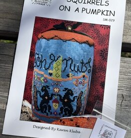 Rosewood - SM-029 Squirrels on a Pumpkin with Charm