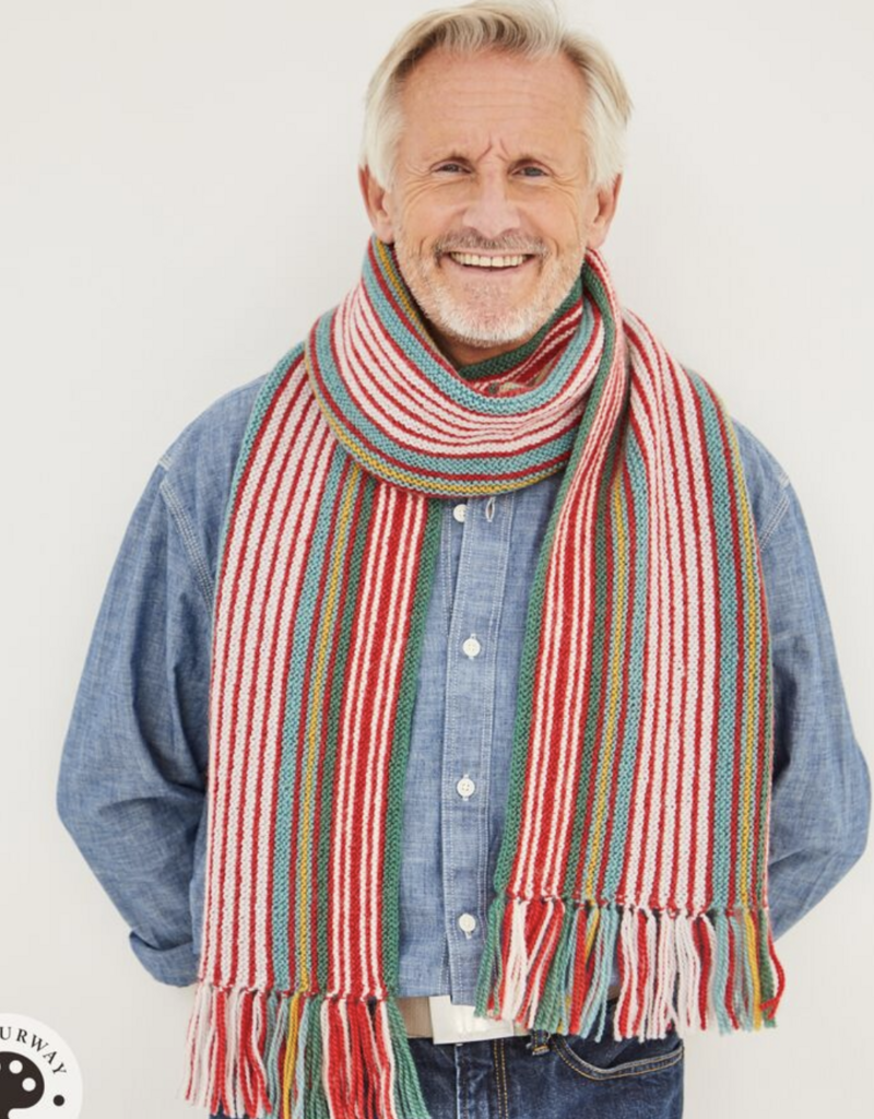 Sanna Scarf Kit - Red