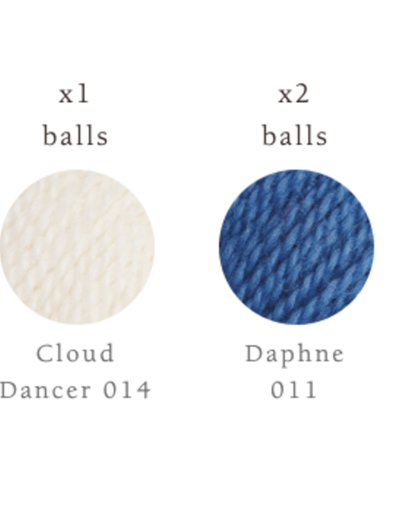 Sanna Scarf Kit - Blue