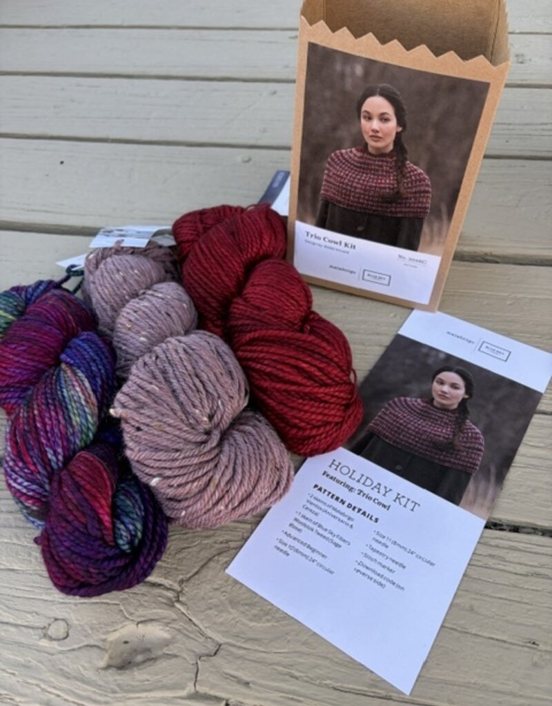 Malabrigo 2026 Holiday Kit #2:  Trio Cowl