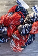 Malabrigo Atardecer Cowl with Rasta #1, Campfire