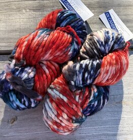 Malabrigo Atardecer Cowl with Rasta #1, Campfire