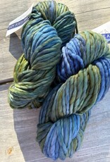 Malabrigo Atardecer Cowl with Rasta #2, Verde Azul