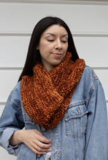 Malabrigo Atardecer Cowl with Rasta #3, Tundra