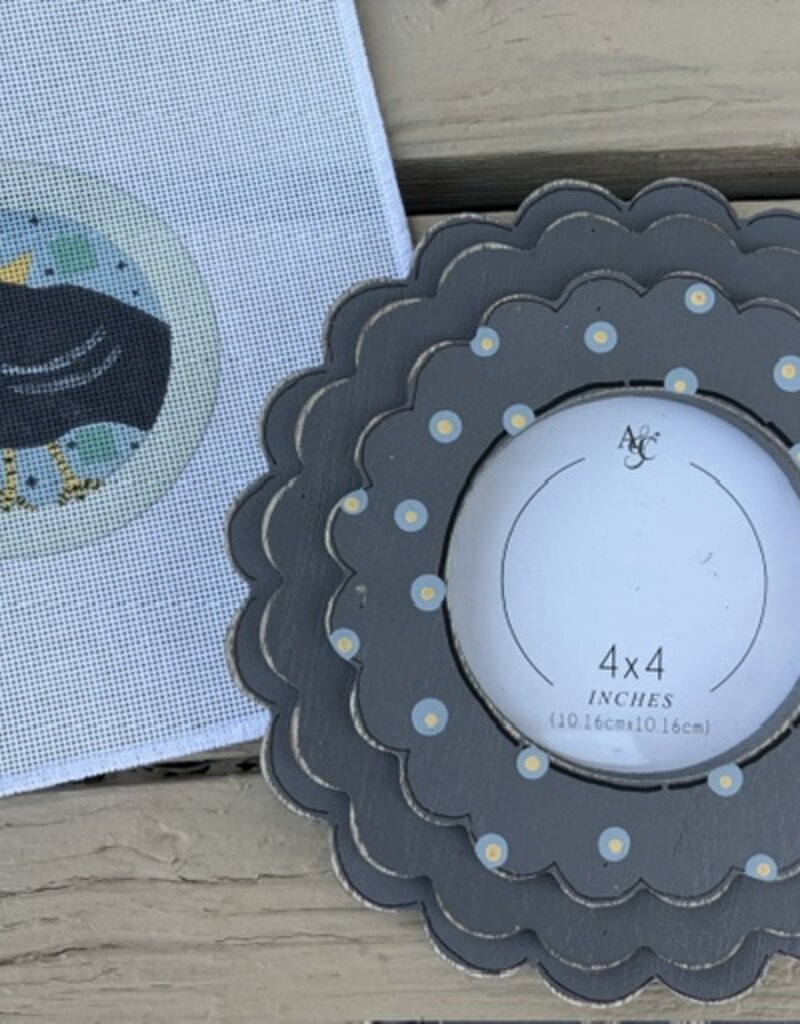 ditto #206 Small Button Crow  (18M)