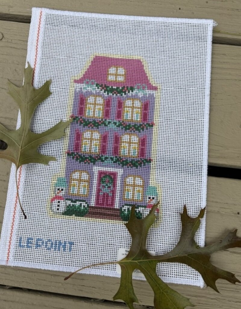 Le Point - LP96 Christmas Village. Purple Row House (13M)