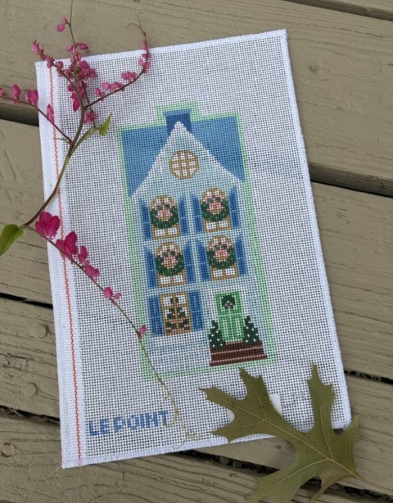 Le Point - LP44 Christmas Village. Blue Row House (13M)