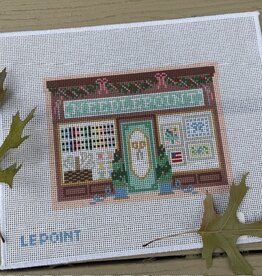 Le Point - LP84 Christmas Village. Needlepoint Shop (13M)