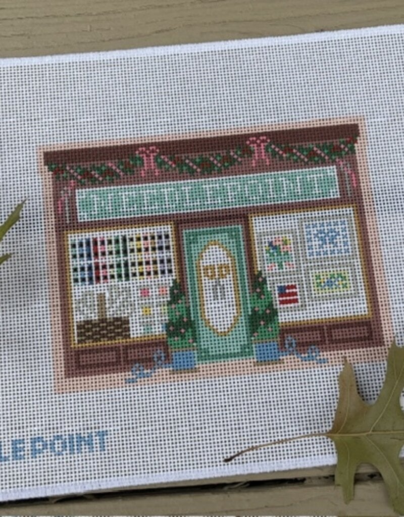 Le Point - LP84 Christmas Village. Needlepoint Shop (13M)