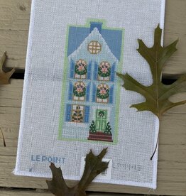 Le Point - LP44 Christmas Village. Blue Row House (18M)