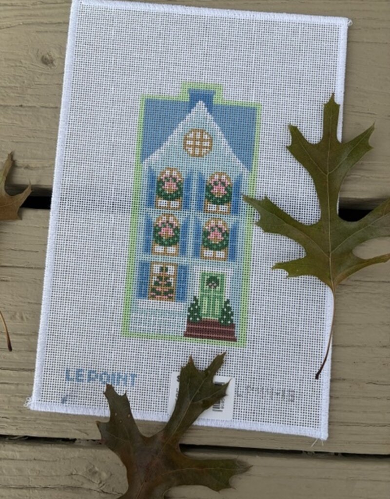 Le Point - LP44 Christmas Village. Blue Row House (18M)