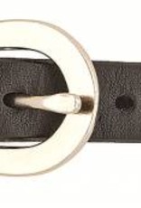 Weaver Leather Curb Strap Bridle Leather Straight Black