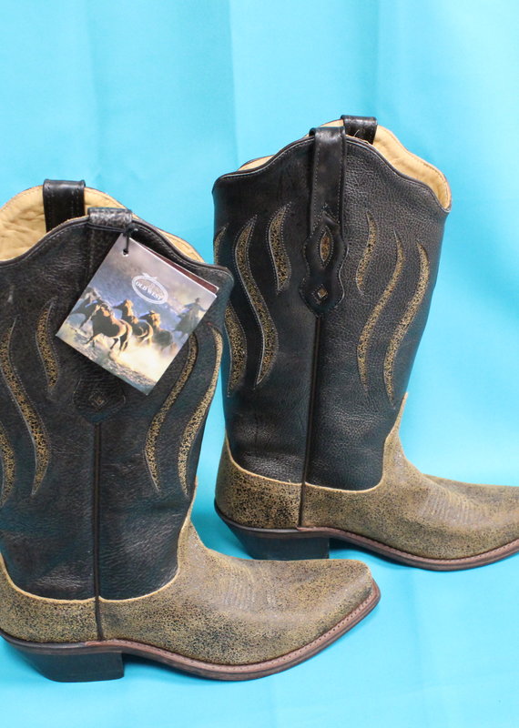 Old West Ladies 6.5 Two Toned Boot