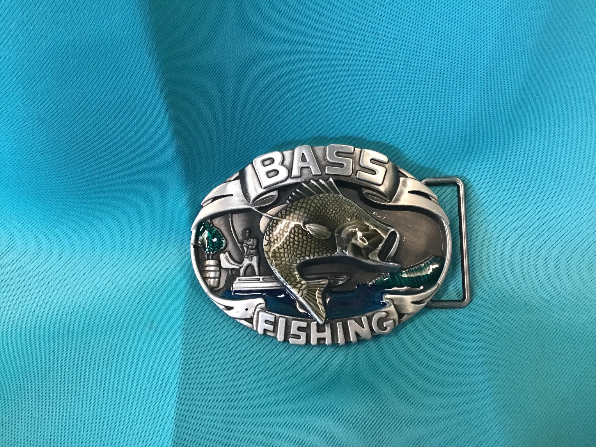 bass belt buckle