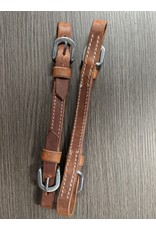 Double Hook Western Curb Leather