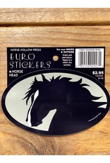 Horse Hollow Press Horse Head w/ Blaze Sticker