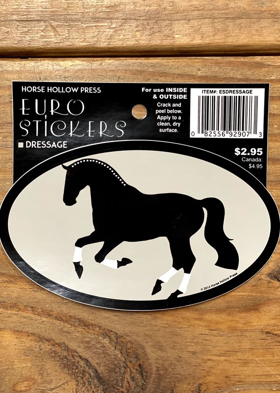 Horse Hollow Press Dressage Sticker