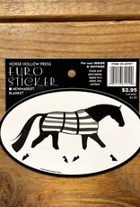 Horse Hollow Press Newmarket Blanket Sticker