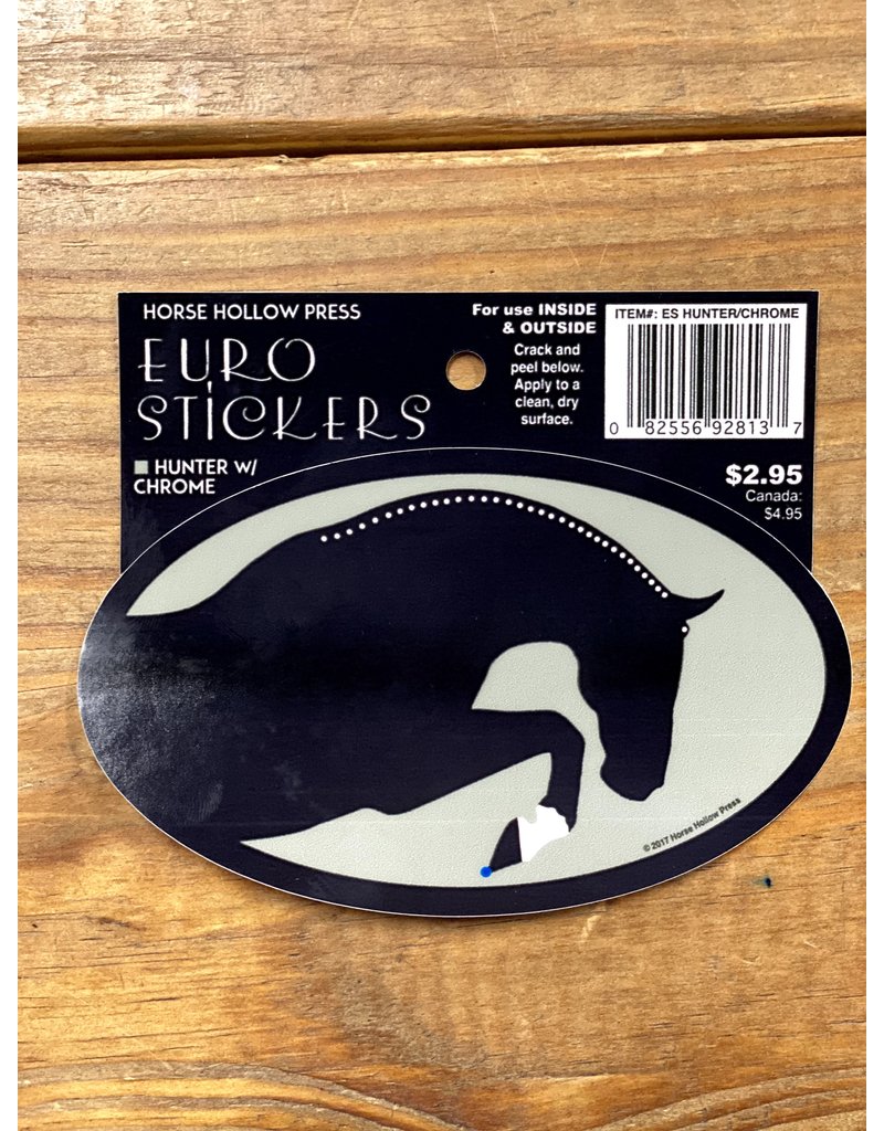 Horse Hollow Press Hunter w/ Chrome Sticker